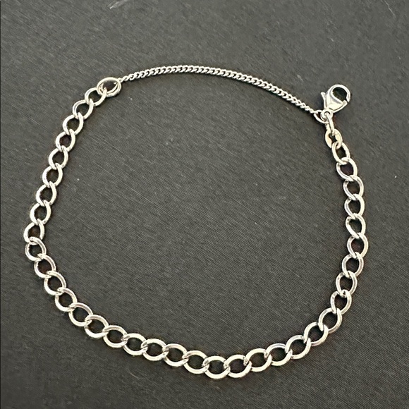 James Avery Forged Link Sterling Silver Charm Bracelet - Picture 3 of 6